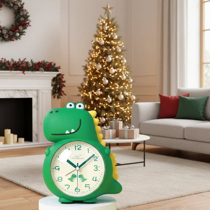 Dinosaur alarm clock with a night light