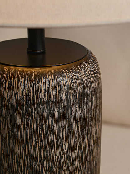 Lampa podłogowa z oprawą E27, metalowo-ceramiczna konstrukcja, oświetlenie do wnętrz