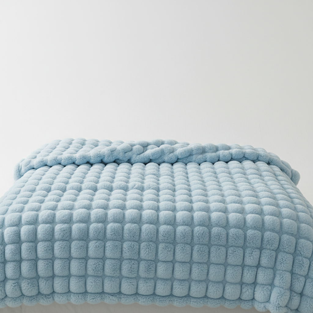 Plush blanket with a soft surface