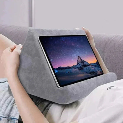 Podstawka na Tablet do 12 Cali z Piankowym Wypełnieniem i Bawełnianym Pokrowcem