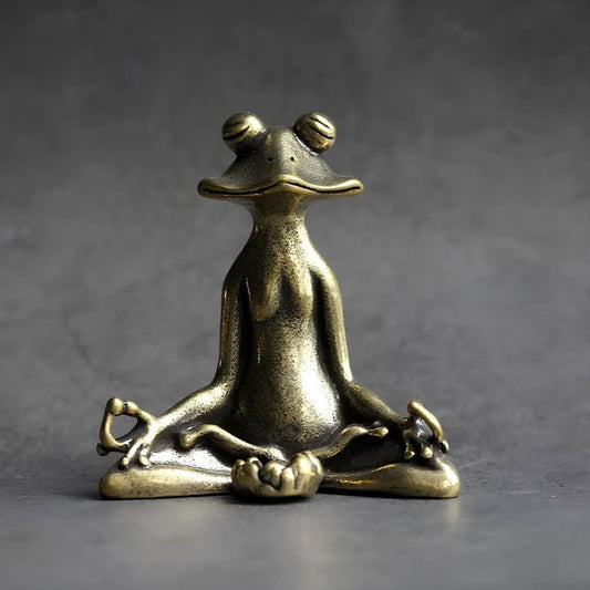 Porte-encens en forme de grenouille