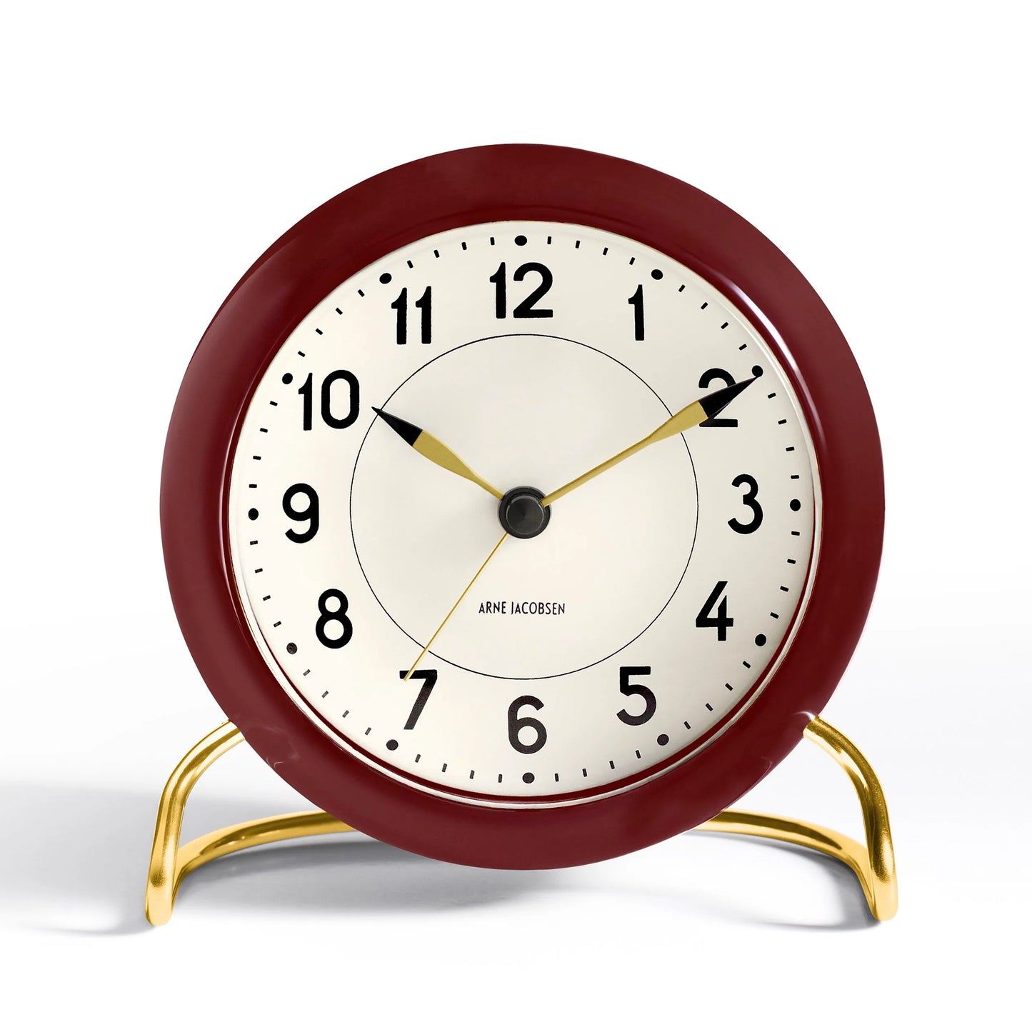 Table clock with an alarm and light