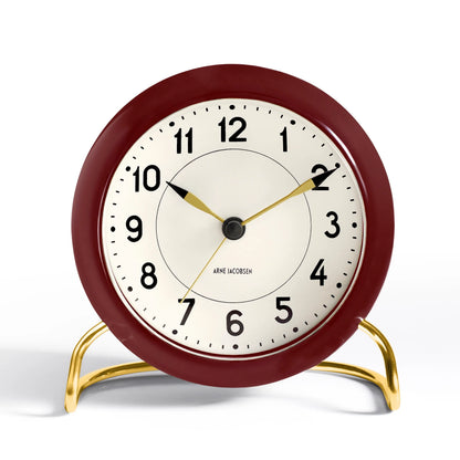 Table clock with an alarm and light