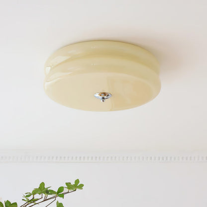 Art Deco Plafon LED z Geometrycznym Wzorem i Zintegrowanym Oświetleniem