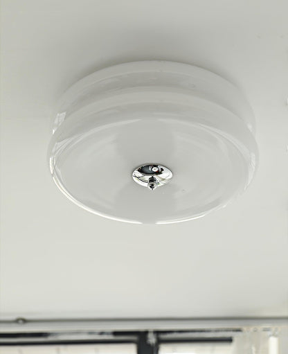 Art Deco Plafon LED z Geometrycznym Wzorem i Zintegrowanym Oświetleniem