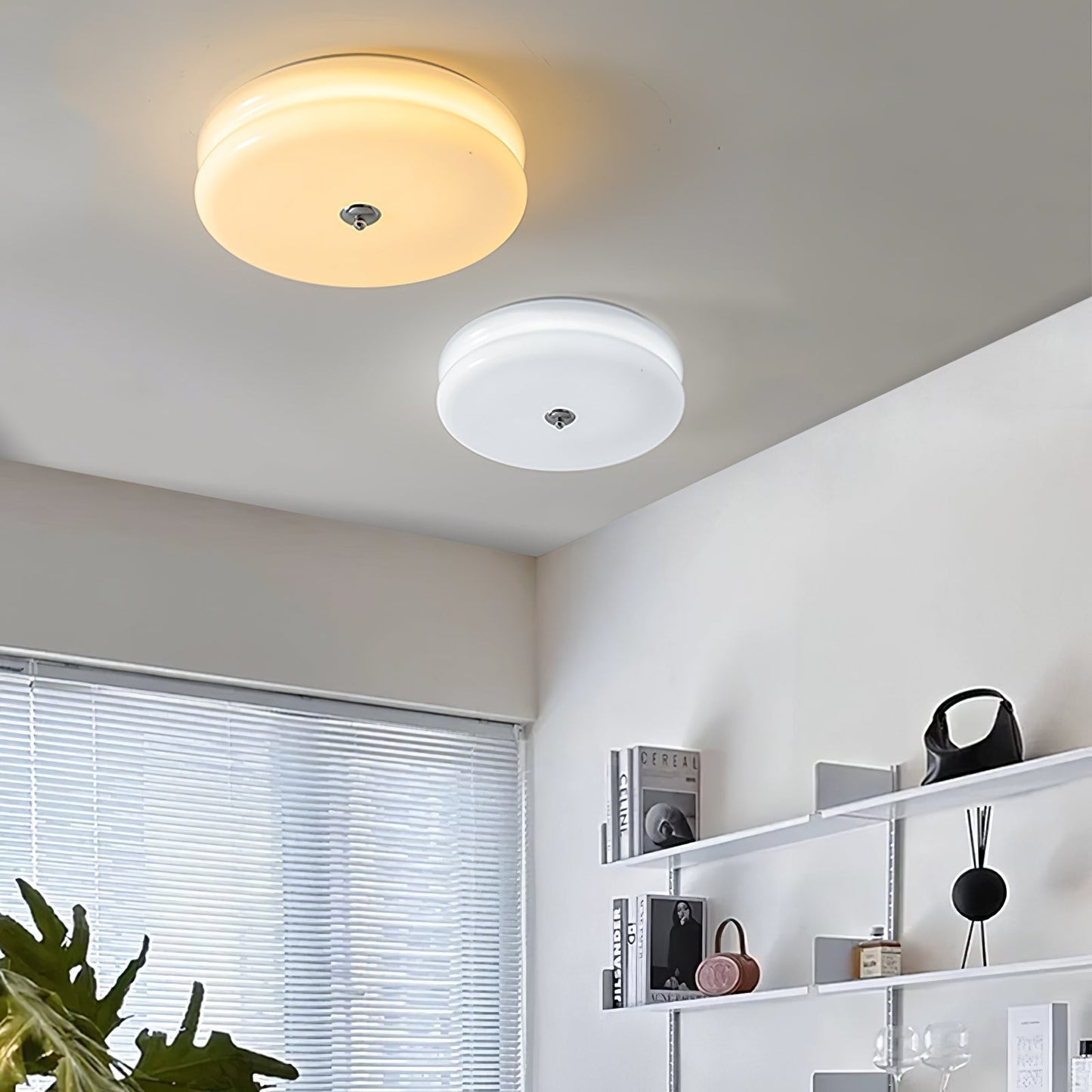 Art Deco Plafon LED z Geometrycznym Wzorem i Zintegrowanym Oświetleniem