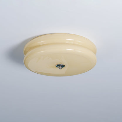 Art Deco Plafon LED z Geometrycznym Wzorem i Zintegrowanym Oświetleniem