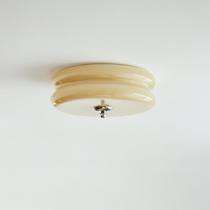 Art Deco Plafon LED z Geometrycznym Wzorem i Zintegrowanym Oświetleniem