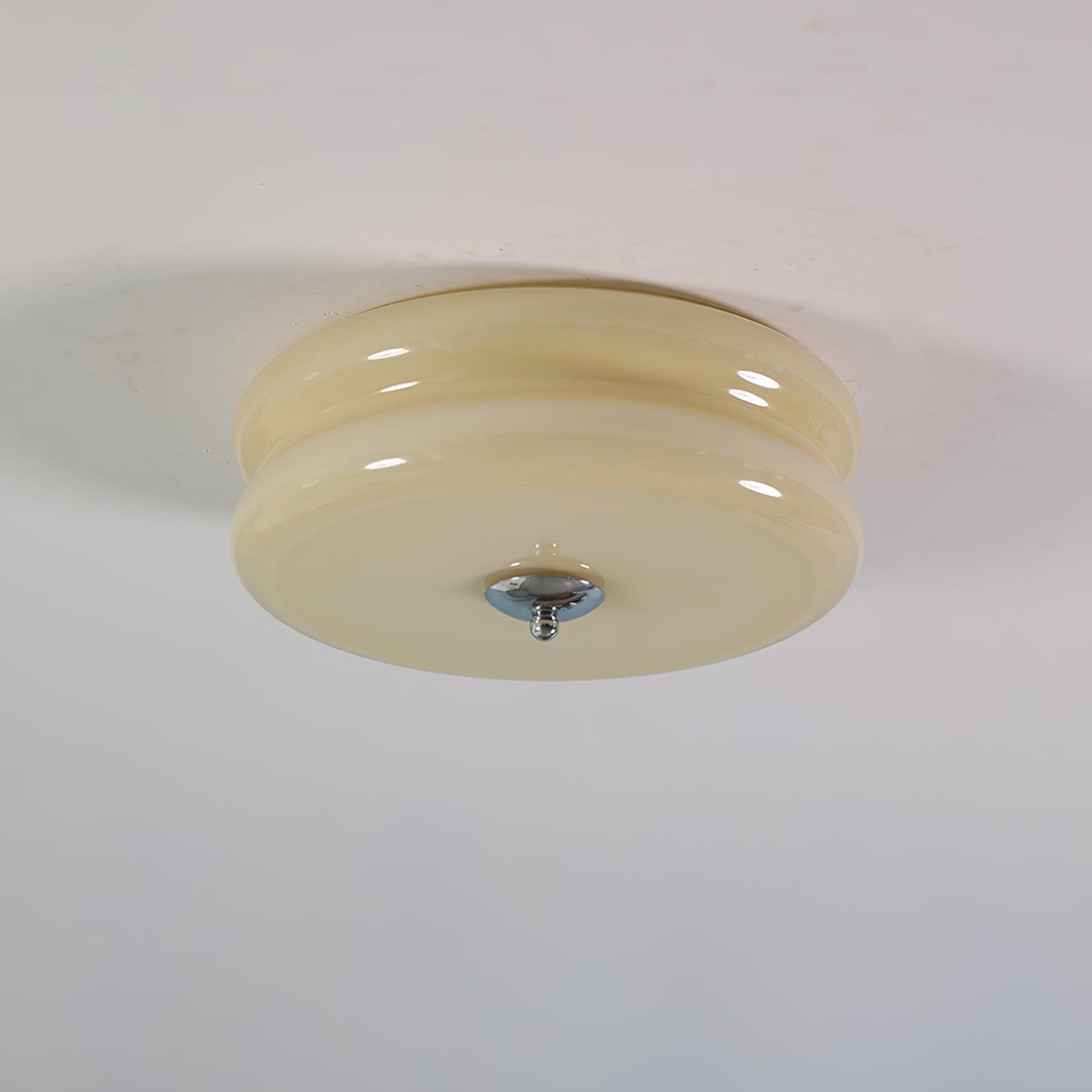 Art Deco Plafon LED z Geometrycznym Wzorem i Zintegrowanym Oświetleniem