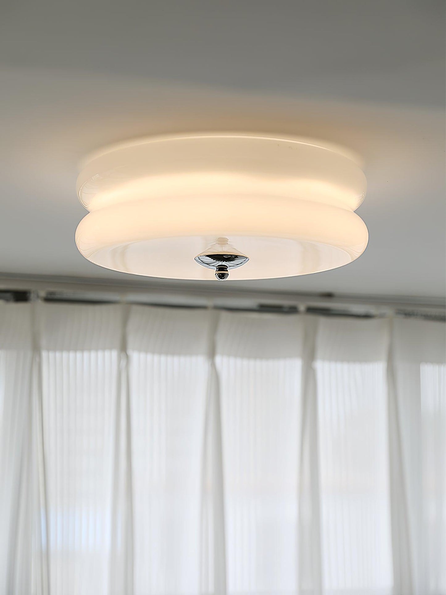 Art Deco Plafon LED z Geometrycznym Wzorem i Zintegrowanym Oświetleniem