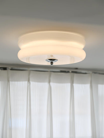 Art Deco Plafon LED z Geometrycznym Wzorem i Zintegrowanym Oświetleniem