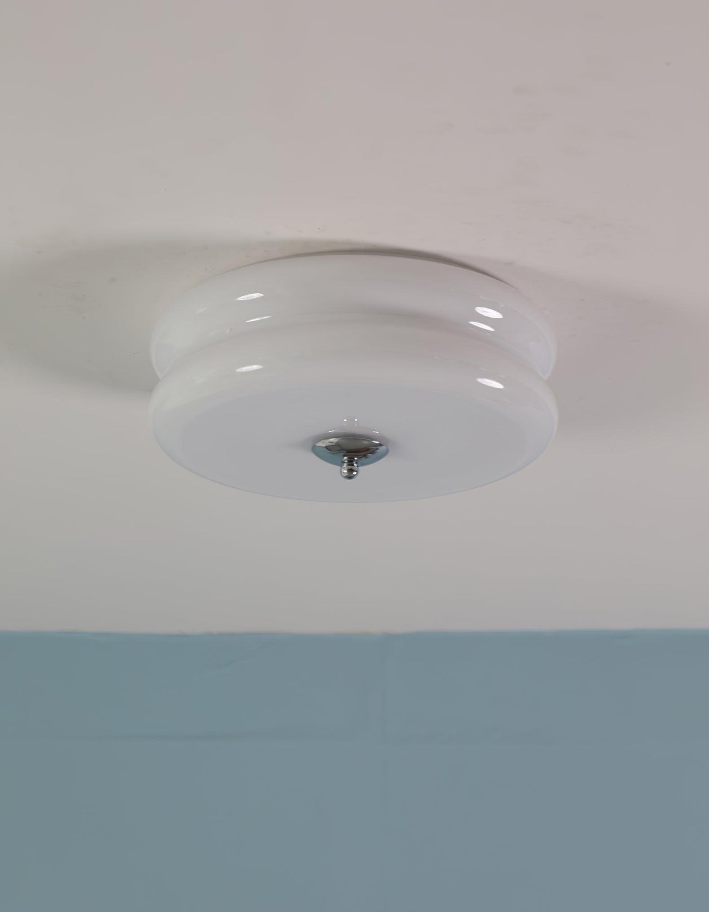 Art Deco Plafon LED z Geometrycznym Wzorem i Zintegrowanym Oświetleniem