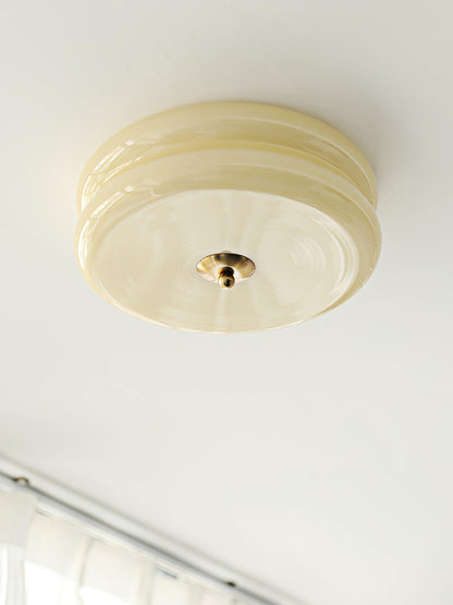 Art Deco Plafon LED z Geometrycznym Wzorem i Zintegrowanym Oświetleniem