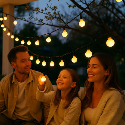 Solar LED garden string lights