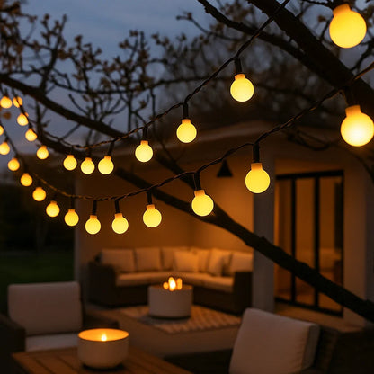 Solar LED garden string lights