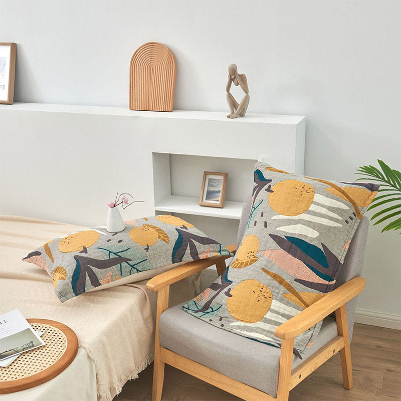 Classic-pattern pillow towel