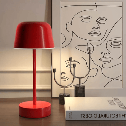 LED Lampka Stołowa Bezprzewodowa z Regulacją Jasności i 3 Trybami Światła