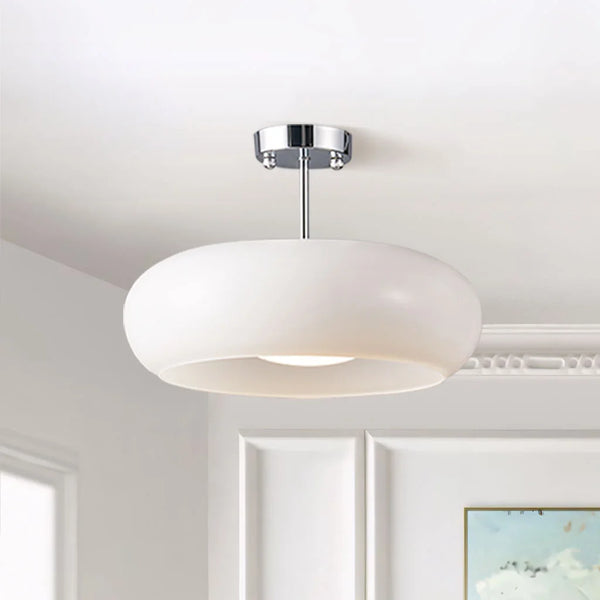 Lampa sufitowa szklana okrągła