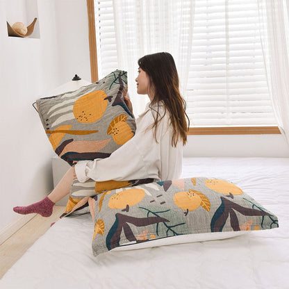 Classic-pattern pillow towel