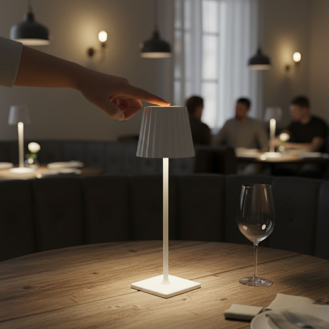 Bezprzewodowa lampa stołowa LED