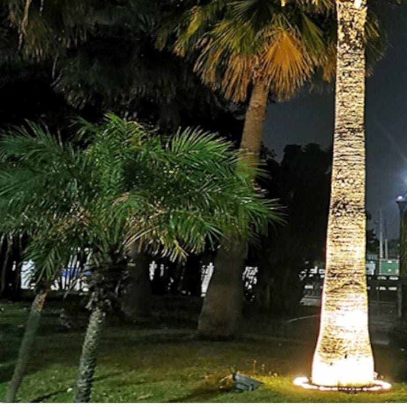 Lampa ogrodowa LED do oświetlenia podstawy drzewa z aluminium i szkła
