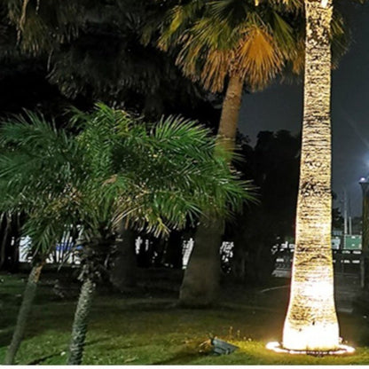 Lampa ogrodowa LED do oświetlenia podstawy drzewa z aluminium i szkła