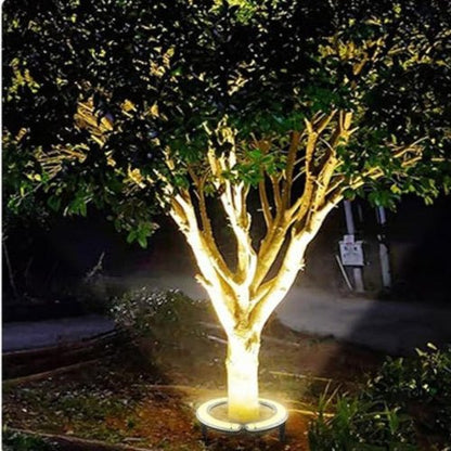 Lampa ogrodowa LED do oświetlenia podstawy drzewa z aluminium i szkła