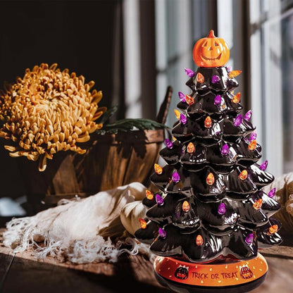 Świecące drzewko dekoracyjne Halloween