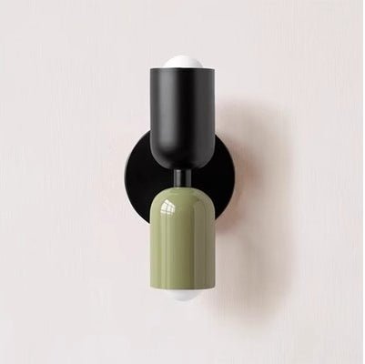 Kinkiet ścienny LED E27 metalowy do salonu i sypialni z ciepłym światłem