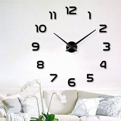 Horloge murale avec cadre en aluminium
