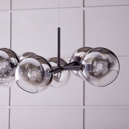 Żyrandol nad stół LED 40W do jadalni z montażem sufitowym