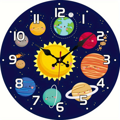 Solar system wall clock