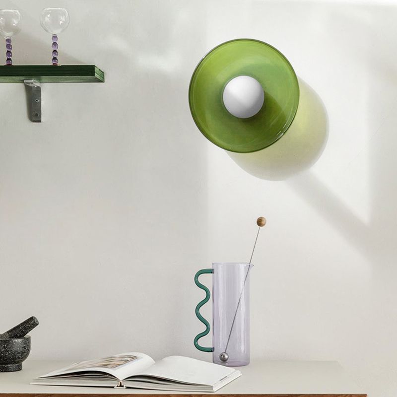 Lampa sufitowa okrągła G9 ze szkła i metalu do kuchni i salonu 220–240V