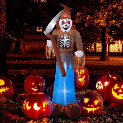 Nafukovací halloweenský sekač 3 m