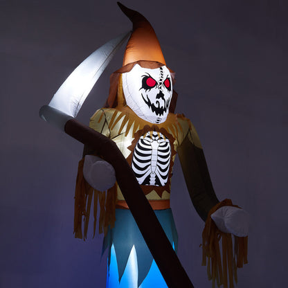 Nafukovací halloweenský sekač 3 m