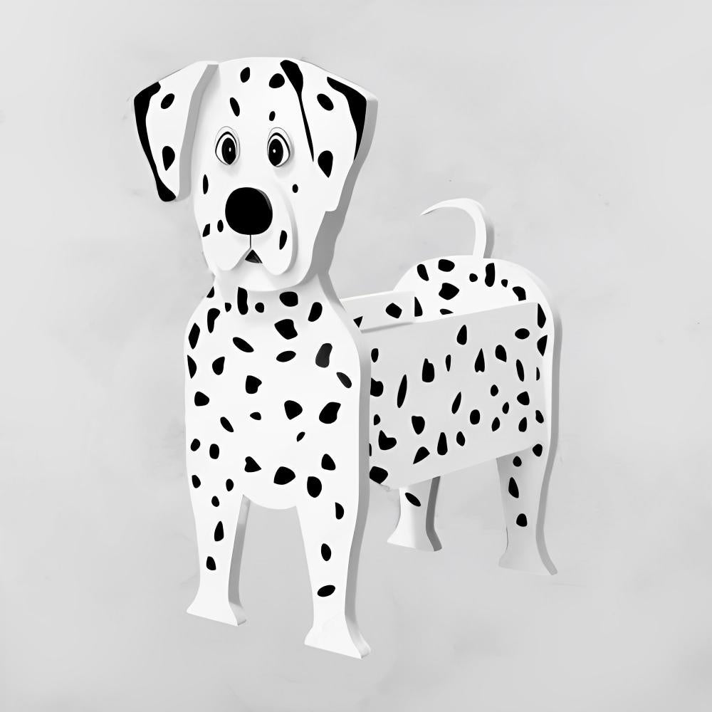 Jardinière en forme de dalmatien