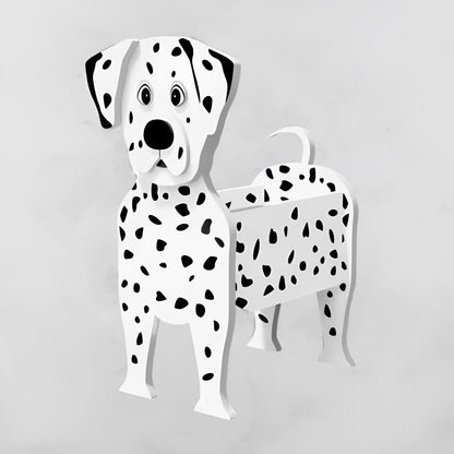 Jardinière en forme de dalmatien