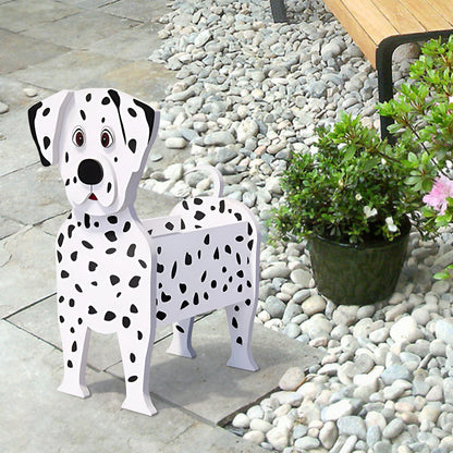 Jardinière en forme de dalmatien