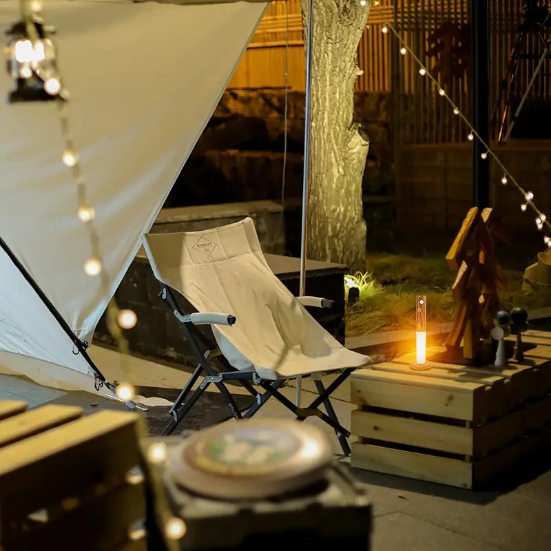 Detachable LED wall light with USB-C charging