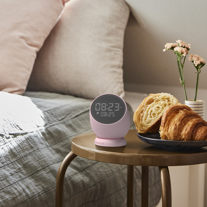 Touch alarm clock with a gyroscope