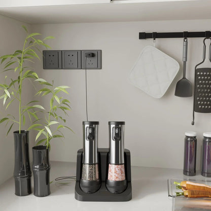 Electric salt and pepper grinders