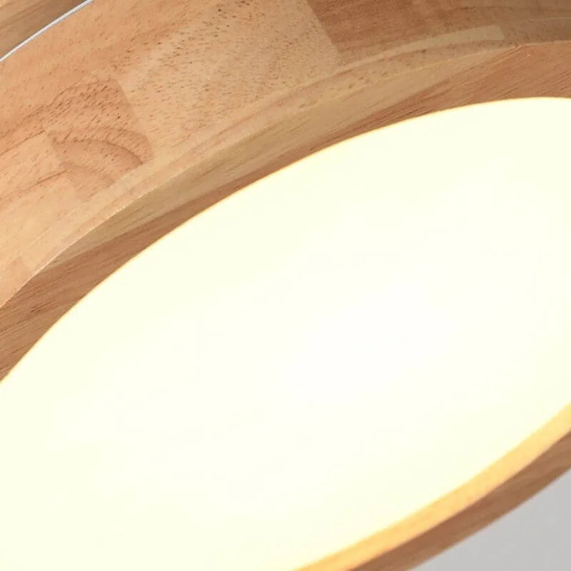 Lampa stołowa LED z drewna i akrylu, 12W, ciepłe lub neutralne światło