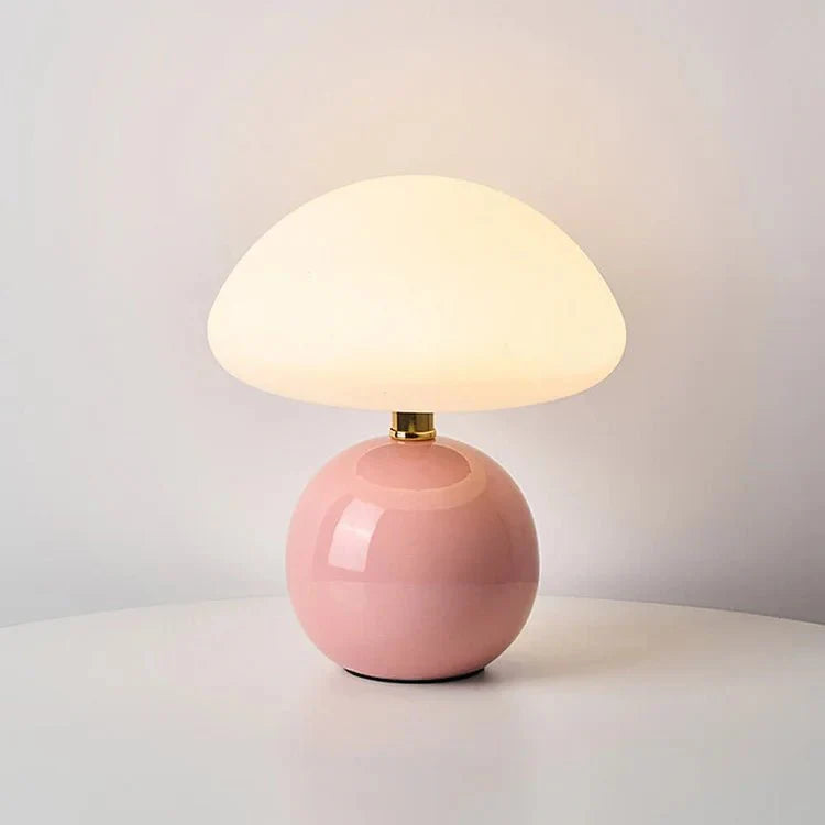 Lampa stołowa LED w kształcie grzyba z regulacją 3 barw światła i zasilaniem AC 220V