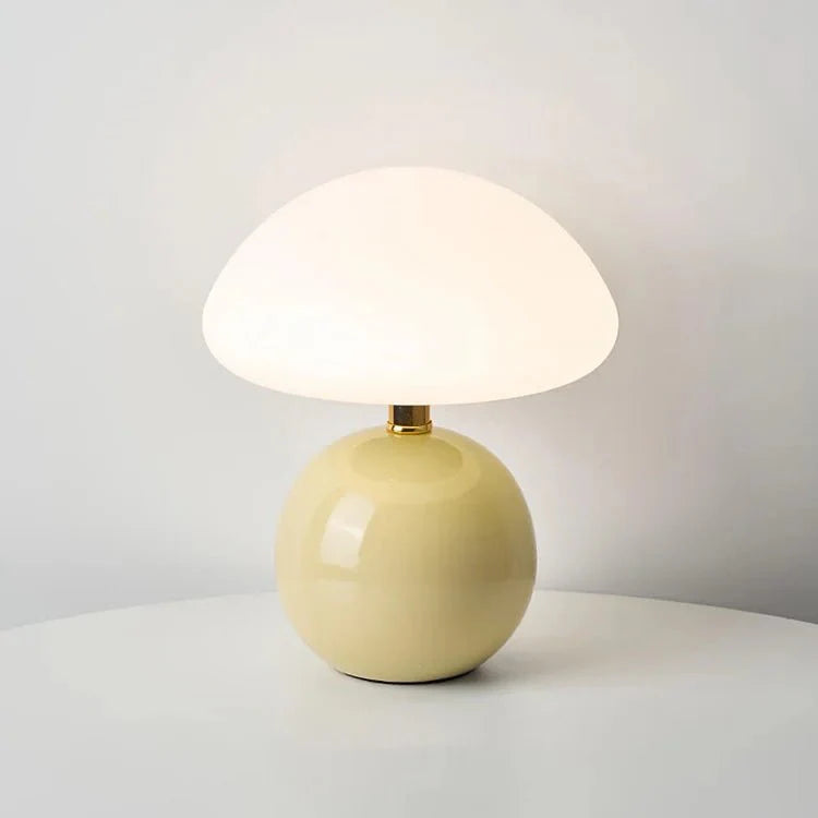 Lampa stołowa LED w kształcie grzyba z regulacją 3 barw światła i zasilaniem AC 220V