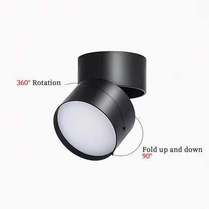 Plafon Punktowy LED Regulowany z Aluminium do Oświetlenia Akcentowego