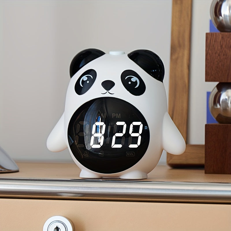 Budzik Panda z temperaturą