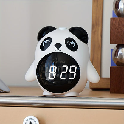 Budzik Panda z temperaturą