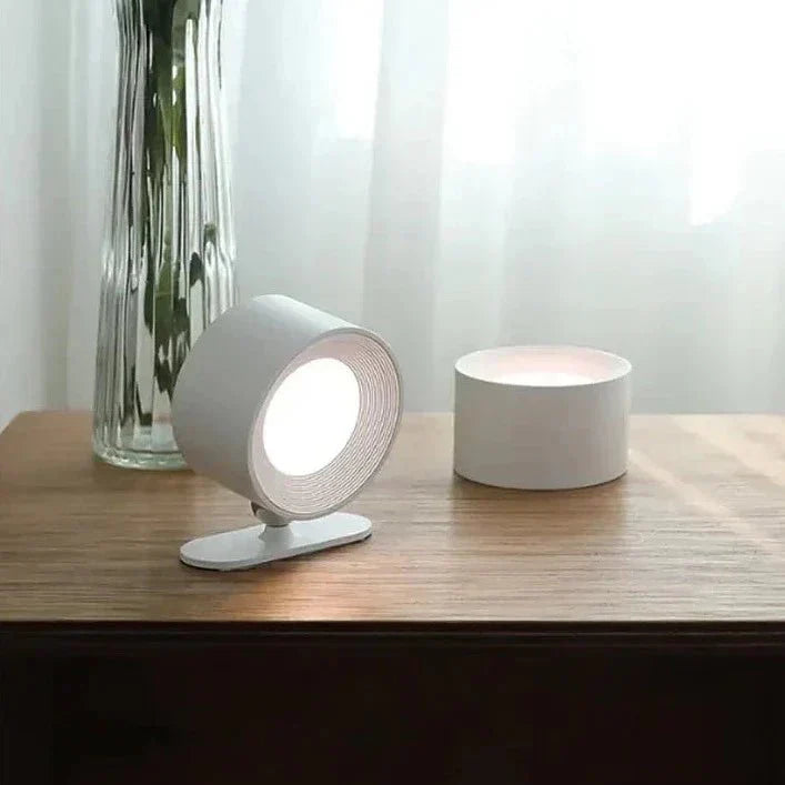 Bezprzewodowa lampa ścienna LED z regulacją jasności i obrotem 360°