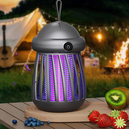 Lampa UV na Komary z Siatką Elektryczną 3000V i Ładowaniem USB