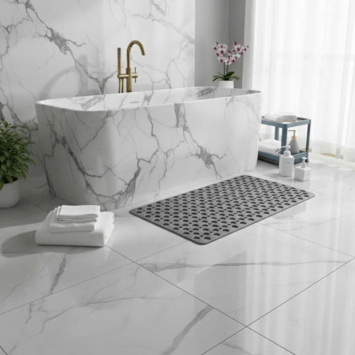 Tapis de douche à ventouses
